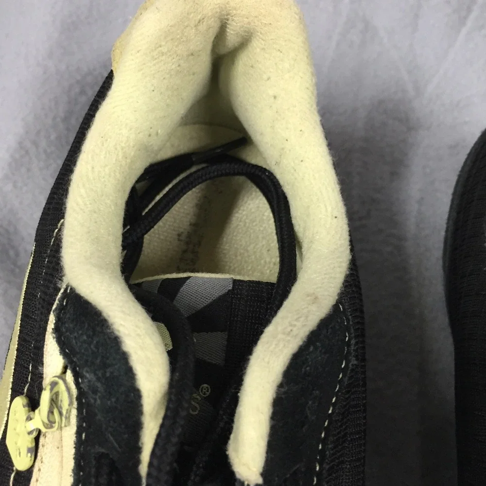 KangaROOS Womens Sneakers Black Yellow Side‎ Pocket Shoes 10 BALU0259W-2004